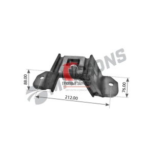 Подушка двигателя задняя верх FLA/FLC/FCL, 360.022