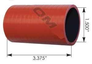 Патрубок выпускных газов верх L=85mm, ID=38mm DDE S60 EGR, 561.99441