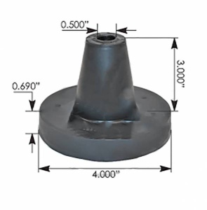 Подушка опорная подкапотная LH/RH FLD, M17331
