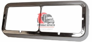 Рамка фары хром RH/LH FLD 120/CLASSIC/KW T800, AVC 410 411204