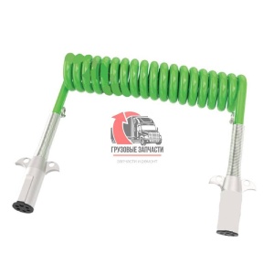 Кабель силовой электрический витой L=4,5m/7-Way Metal w/Spring/на полуприцеп, 179.3011.15