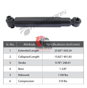 Амортизатор подвески передней (O/O) KW T800/T2000 2006-2011 г.г., 19.85070
