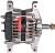 Генератор AC12V/160A/24SI/Pad Mount/4-е опоры/10,7см®, DR  8600889