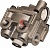 Кран воздушный тормозной тягача задний 4.0 PSI/BP-R1 FLD, TBC35180230050